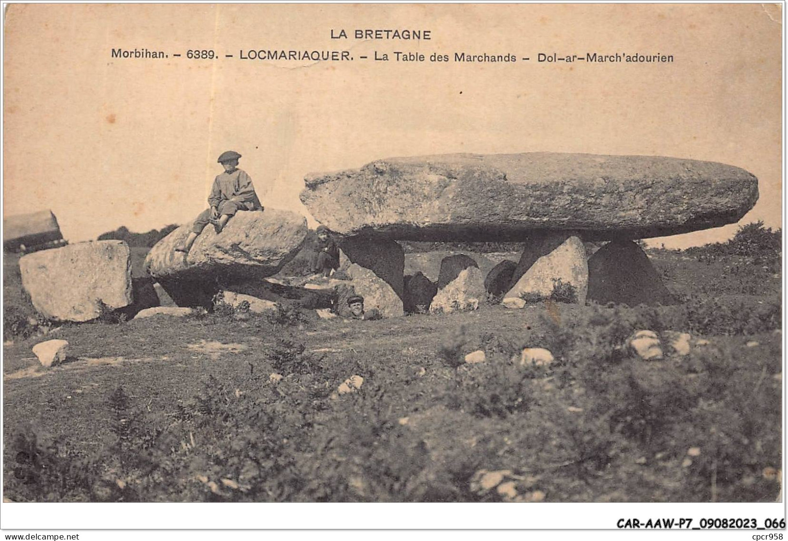 CAR-AAWP7-56-0523 - LOCMARIAQUER - La Table Des Marchands - Locmariaquer
