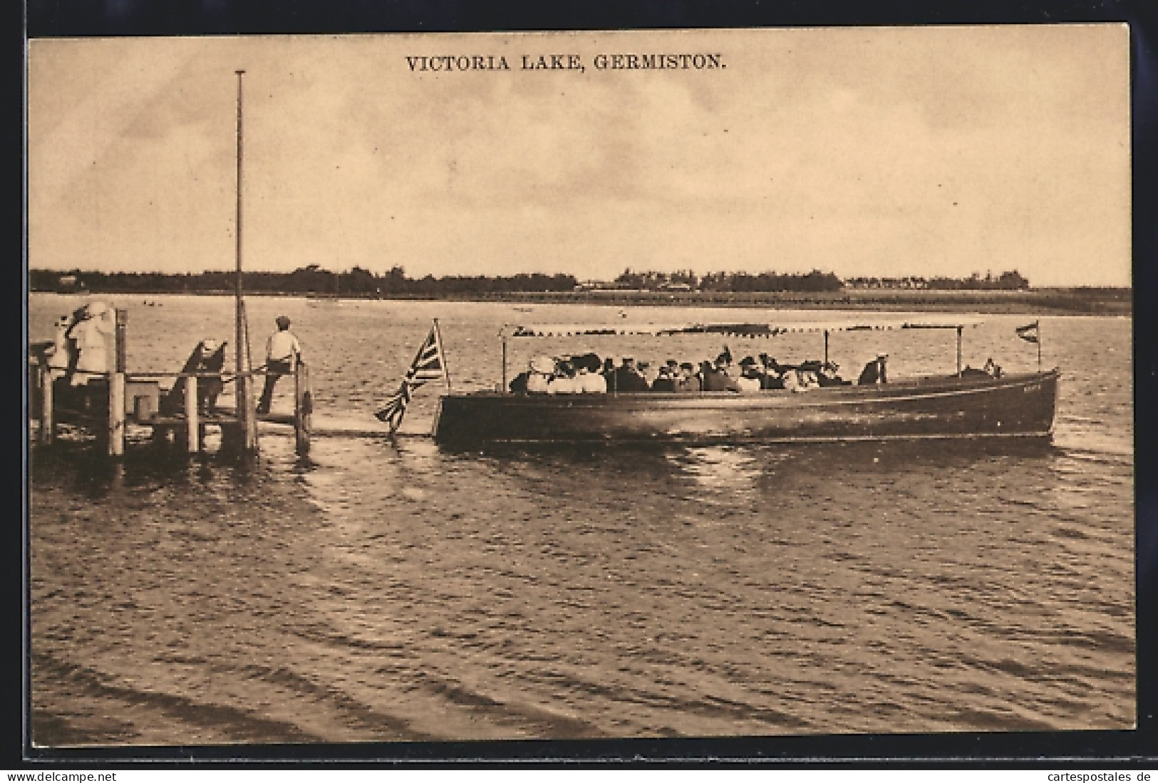 CPA Germistown, Motorboat On Vicotria Lake  - Sud Africa