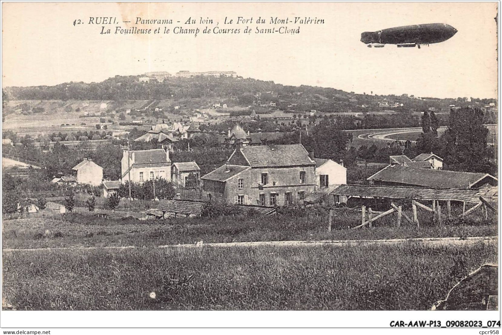 CAR-AAWP13-92-1027 - RUEIL - Panorama - Au Loin Le Fort Du Mont Valerien - Rueil Malmaison