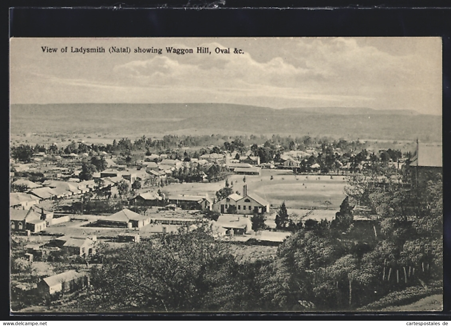 CPA Ladysmith /Natal, General View With Waggon Hill, Oval, Etc.  - Sud Africa