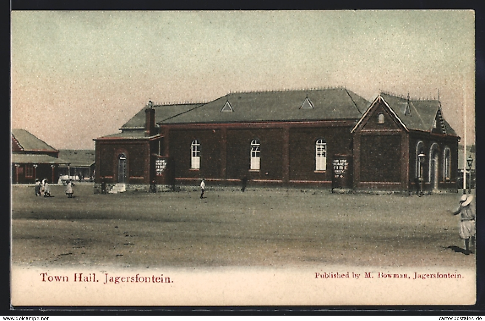 CPA Jagersfontein, Town Hall  - Afrique Du Sud
