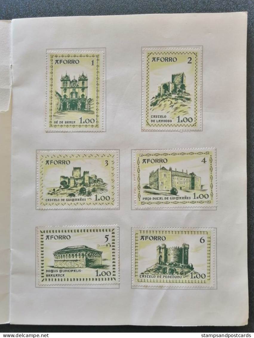 Portugal Carnet Vignette Timbres D' épargne Châteaux Et Monuments Saving Stamps Booklet Castles Palaces Cinderella - Vignetten (Erinnophilie)