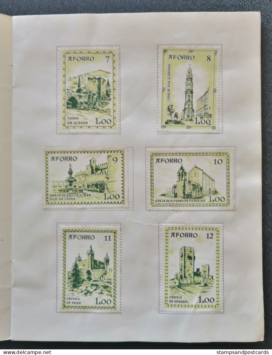 Portugal Carnet Vignette Timbres D' épargne Châteaux Et Monuments Saving Stamps Booklet Castles Palaces Cinderella - Cinderellas