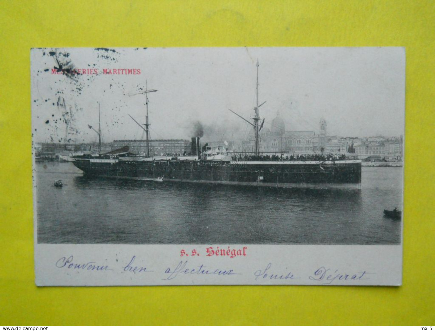 Messageries Maritimes , Le Sénégal - Steamers