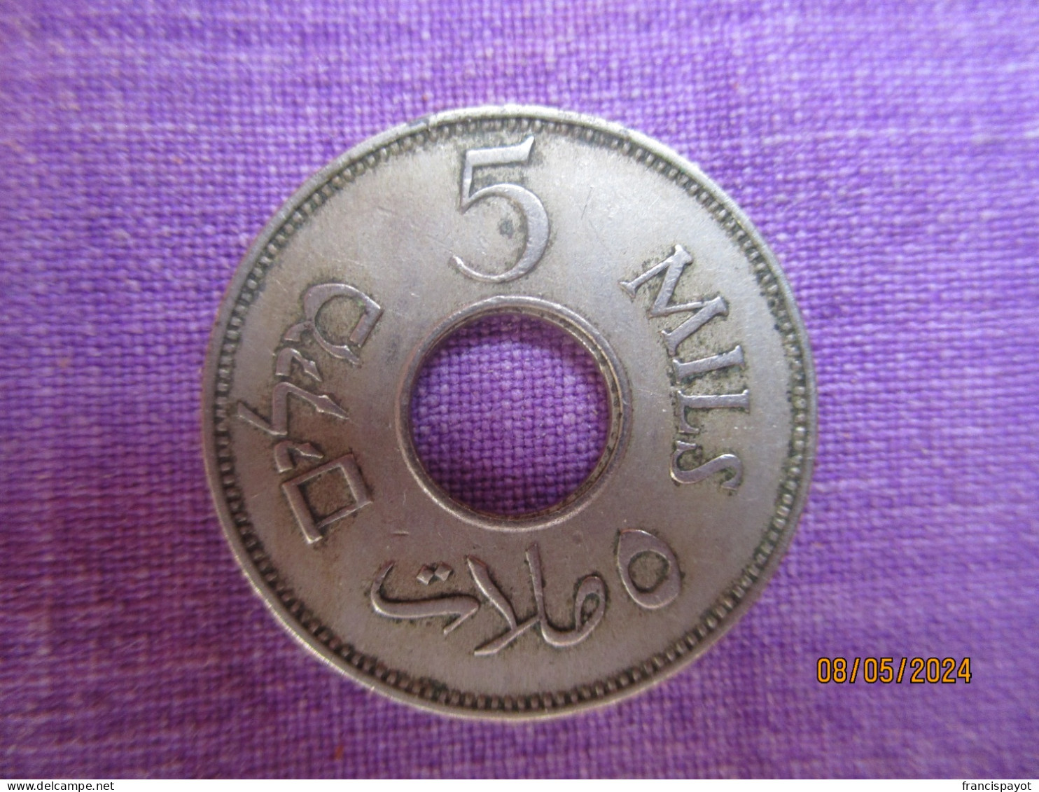 Palestine: 5 Mils1935 - Other & Unclassified