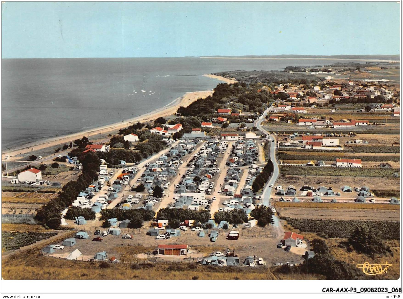 CAR-AAX-P3-17-0171 - ILE D'Oleron - LA Brée - Le Camping - Vue Aerienne - Ile D'Oléron