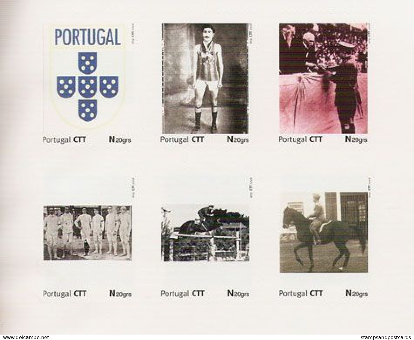 Portugal Carnet 24 Timbres Personnalisés Jeux Olympiques Pékin 2008 Personalized Stamps Bkl Beijing Olympic Games - Zomer 2008: Peking