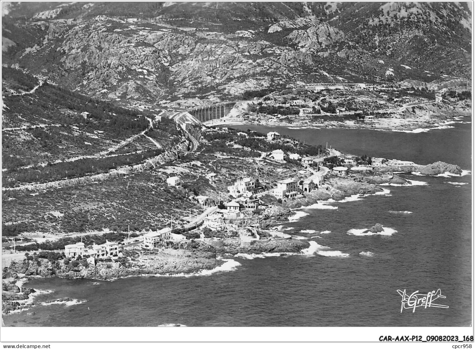 CAR-AAX-P12-83-0952 - ANTHEOR - Vue Aerienne - La Cote Et Le Viaduc - Antheor