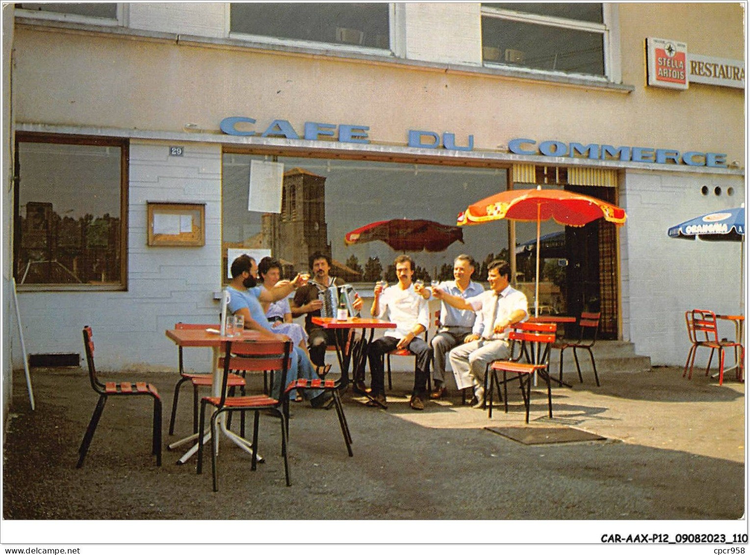 CAR-AAX-P12-79-0923 - Cafe Restaurant - LE COMMERCE - MR ET MME CHERUBINI - SAINT-AUBIN-LE-CLOUD - Autres & Non Classés