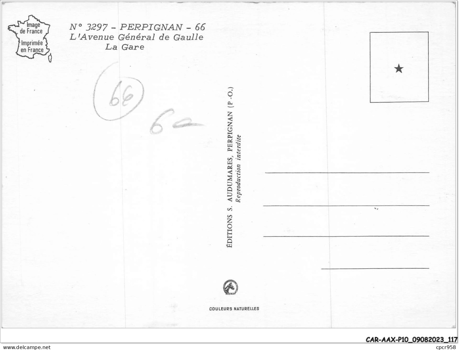 CAR-AAX-P10-66-0778 - PERPIGNAN - L'avenue General De GAULLE - La Gare - Perpignan