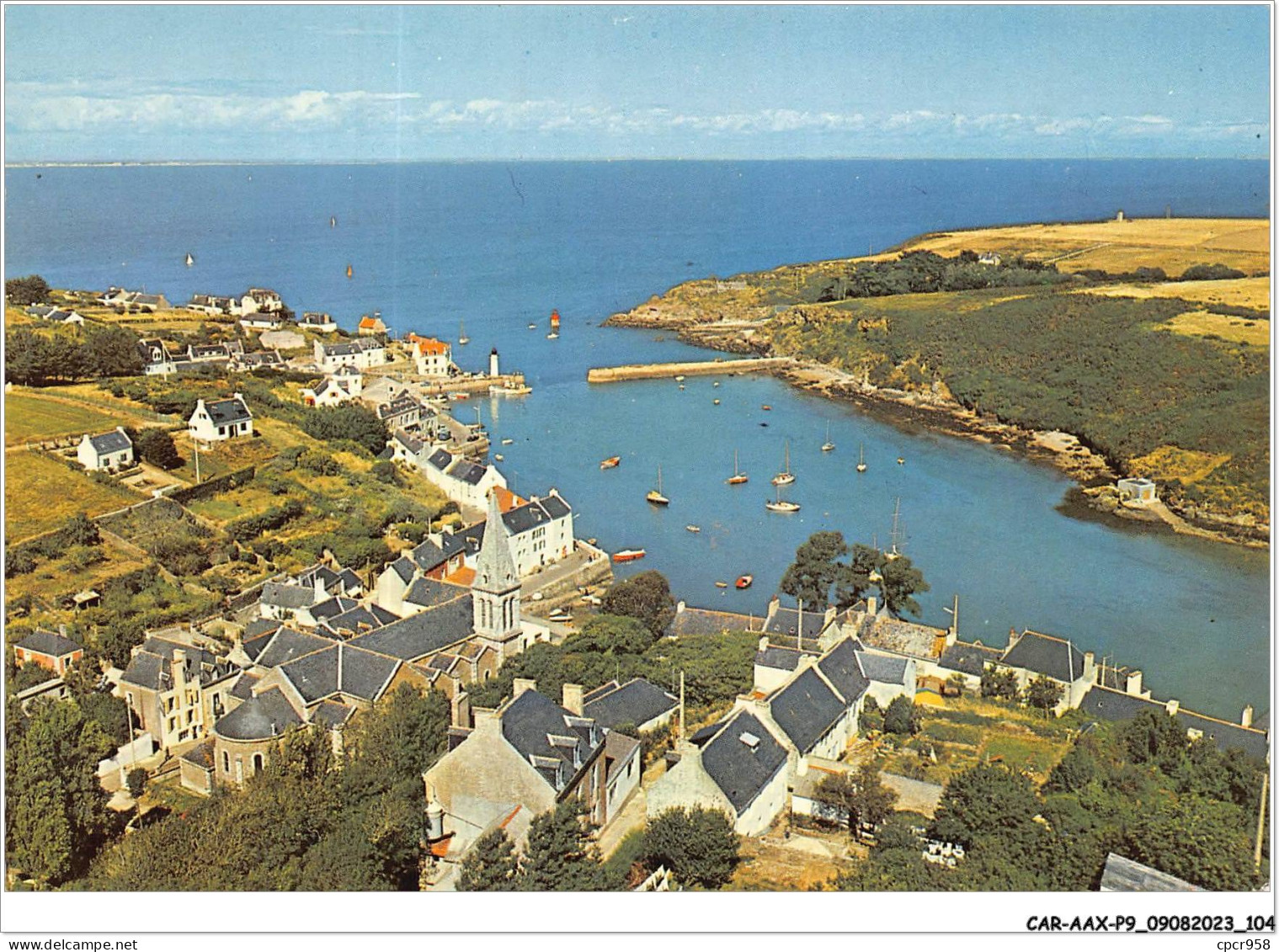 CAR-AAX-P9-56-0700 - BELLE-ISLE-EN-MER - SAUZON - Le Port - Belle Ile En Mer