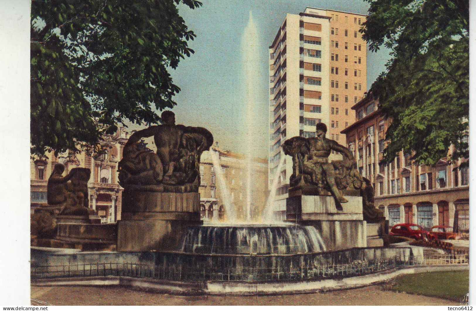 Torino - Fontana Angelica - Viaggiata - Andere Monumente & Gebäude