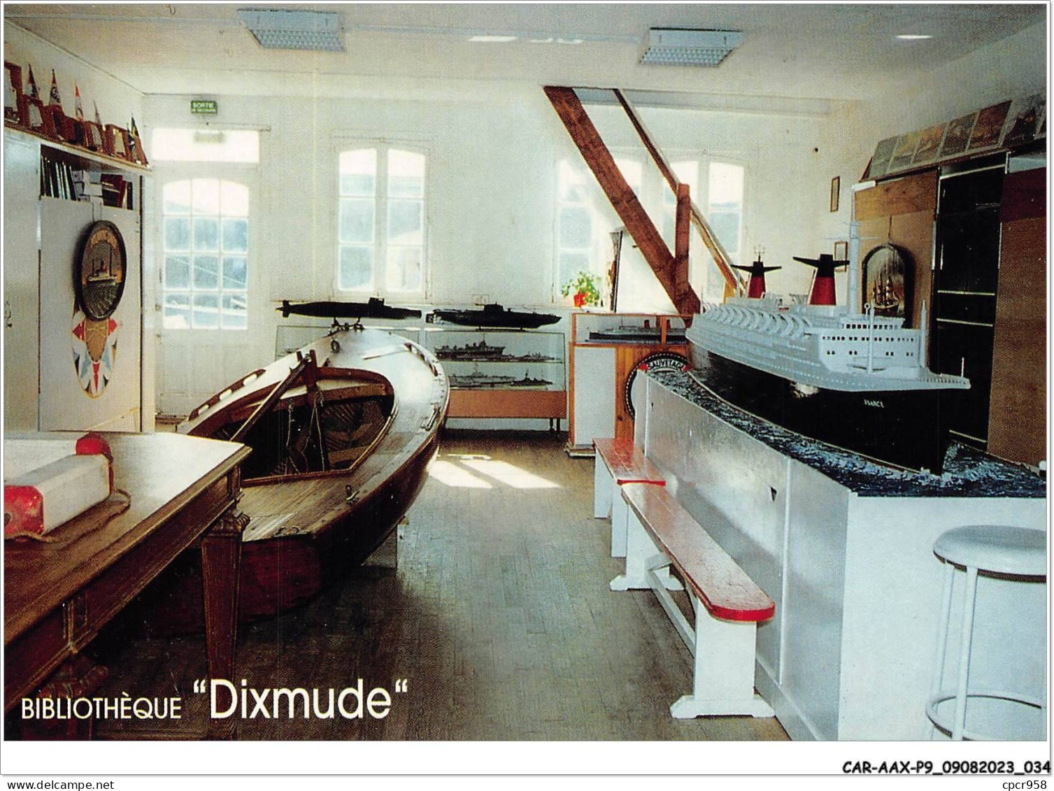 CAR-AAX-P9-50-0665 - MUSEE MARITIME CHANTEREYNE - TOURLAVILLE - Bibliotheque DIXMUDE - Other & Unclassified