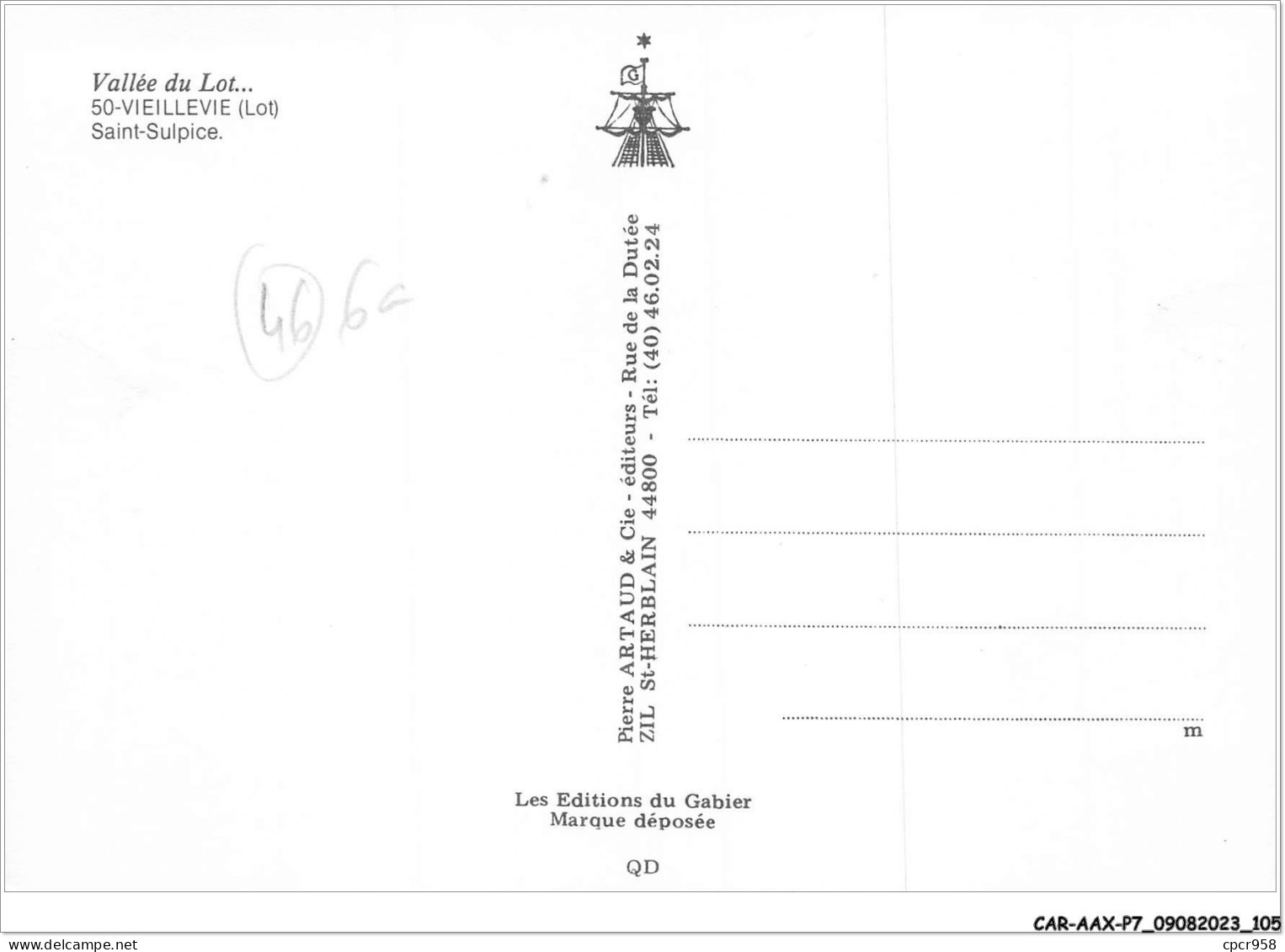 CAR-AAX-P7-46-0527 - VIEILLEVIE - Saint-sulpice - Altri & Non Classificati