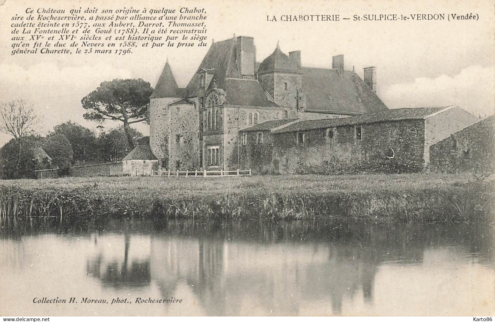 St Sulpice Le Verdon * LA CHABOTTERIE * Manoir Village Château Chabotterie - Other & Unclassified