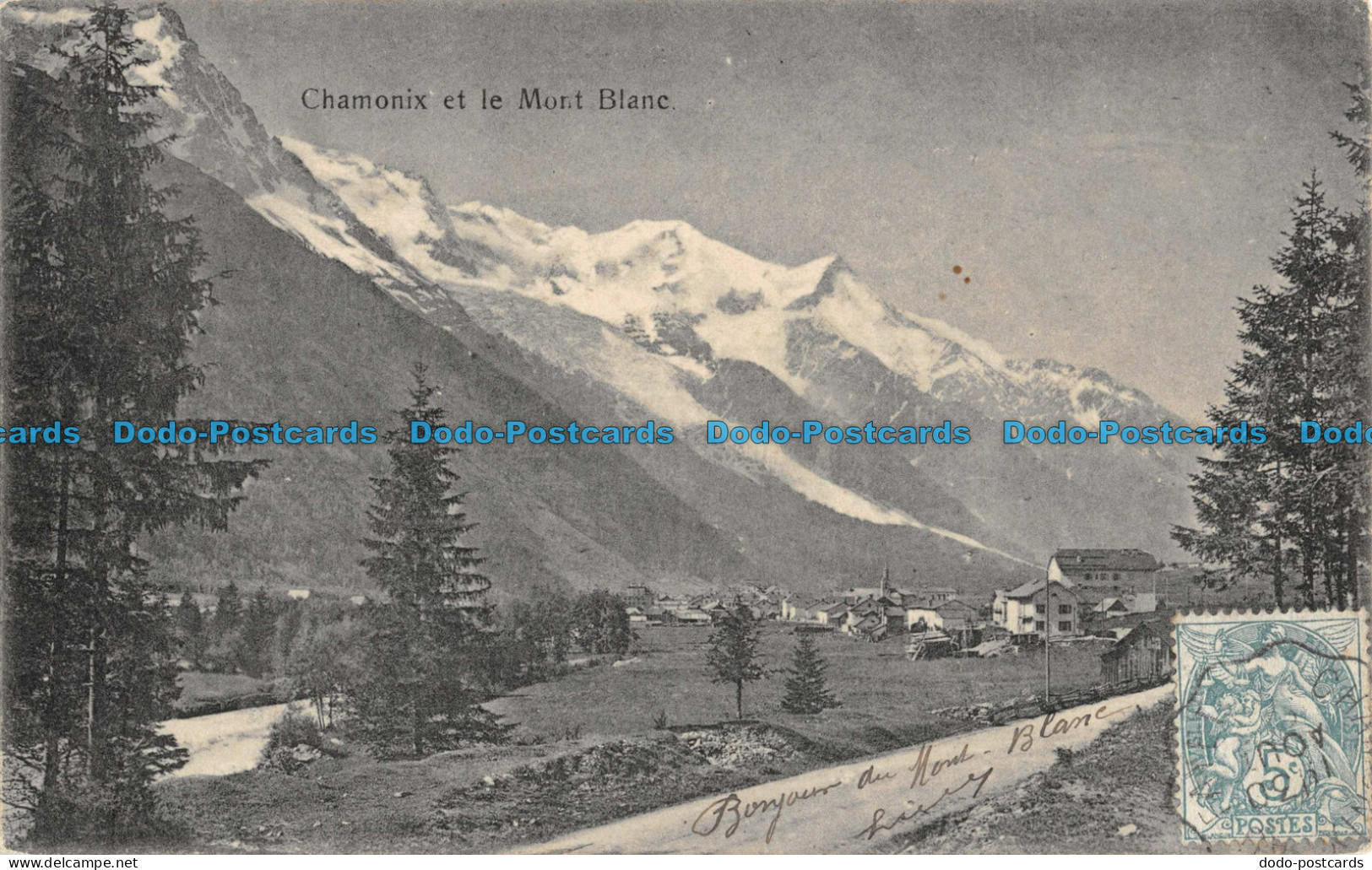 R052347 Chamonix Et Le Mont Blanc. 1904 - World
