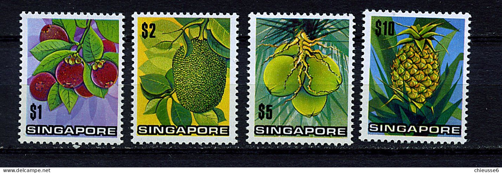 Singapour ** N° 1794 à 1798 - Fruits - Singapur (1959-...)