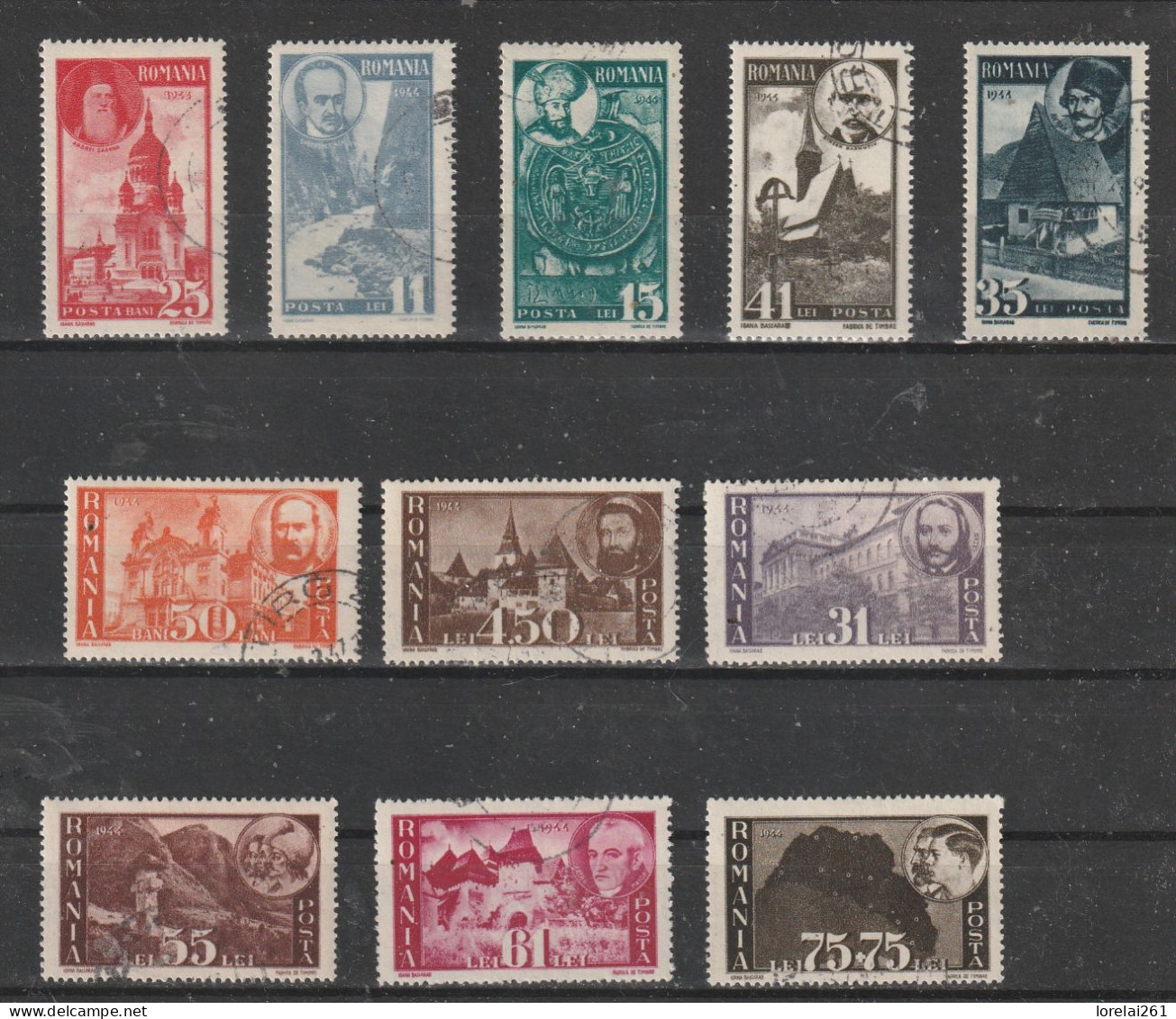 1945 - Transylvanie Mi No 836/846 - Usati