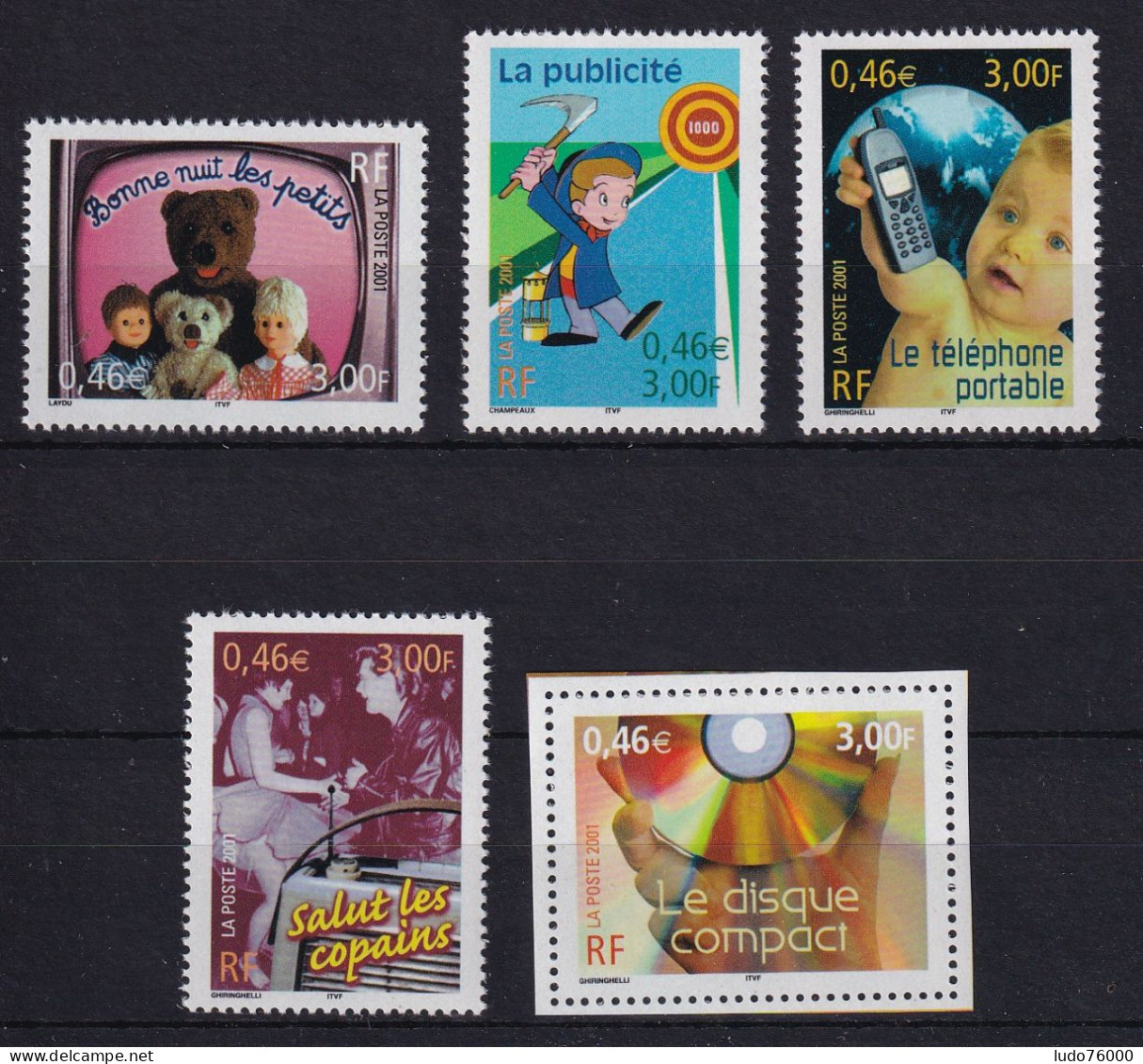 D 797 / LOT N° 3372/3376 NEUF** COTE 7.50€ - Collections