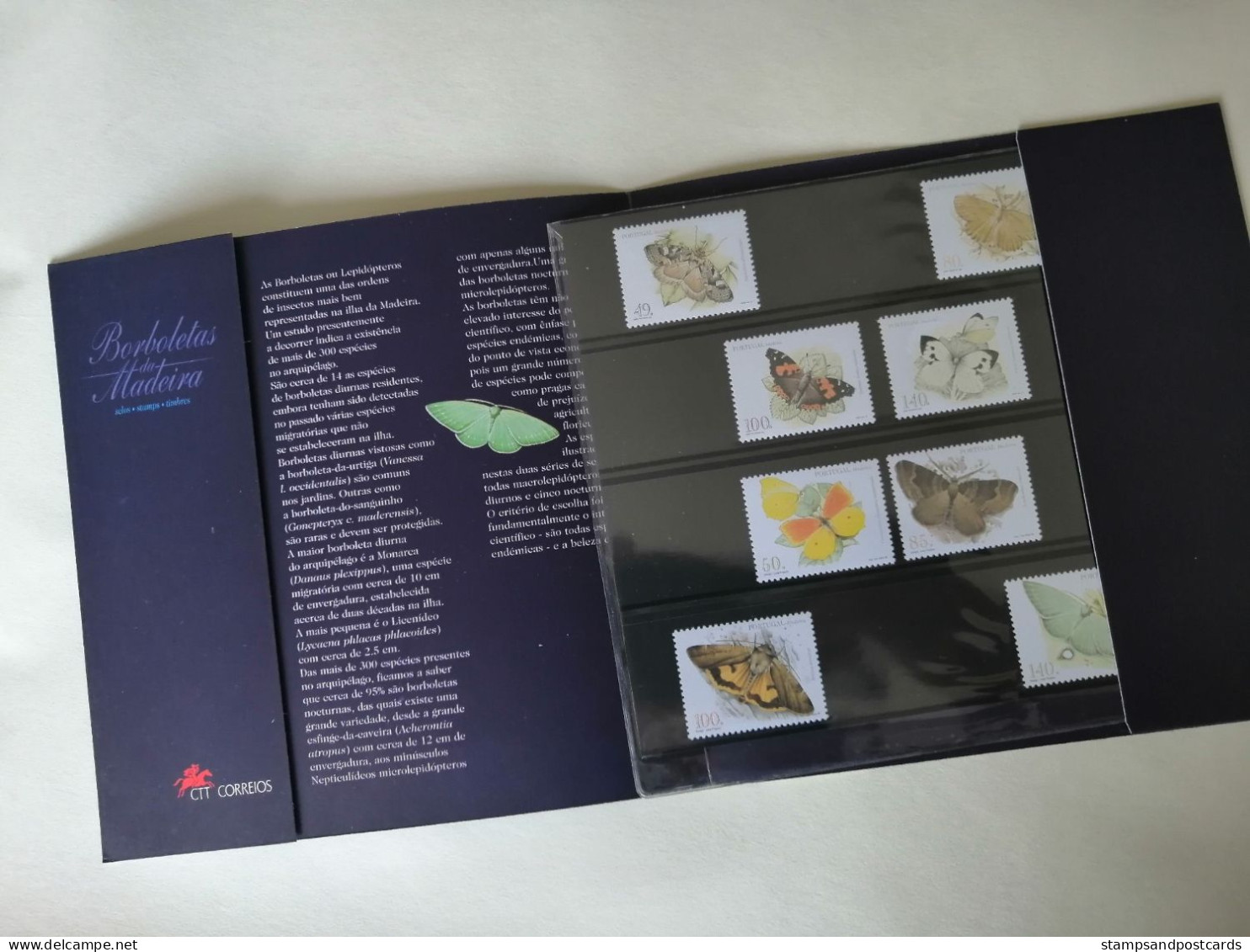 Portugal Madère Insectes Papillons Carnet Speciale 1997 - 1998  ** Madeira Butterflies Insects Special Folder ** - Butterflies