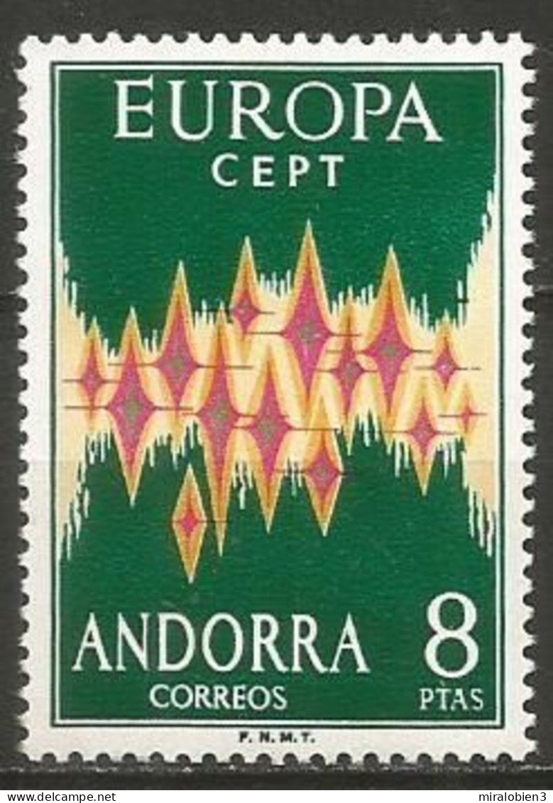 ANDORRA EUROPA EDIFIL NUM. 12 ** SERIE COMPLETA SIN FIJASELLOS - Unused Stamps