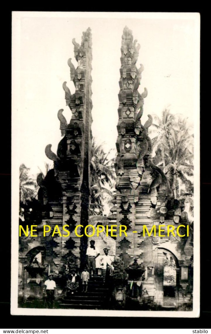 INDONESIE - MONUMENT - CARTE PHOTO ORIGINALE - Indonesien