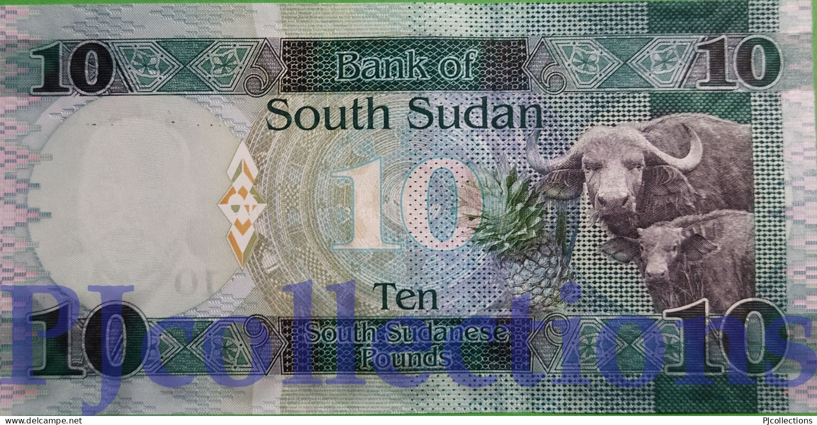 SOUTH SUDAN 10 POUNDS 2015 PICK 12a UNC - Zuid-Soedan