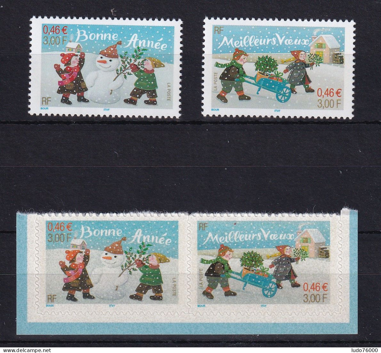 D 797 / LOT N° 3437/3440 NEUF** COTE 5.80€ - Collections