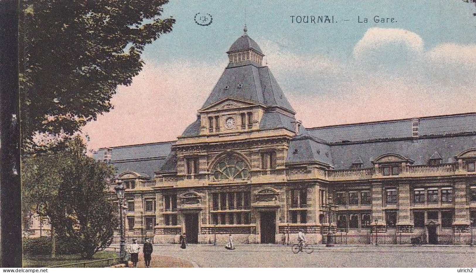 AK Tournai - La Gare - Feldpost Mob. ET. Kmdtr. 5 Des 1. Bayer. A.K. - 1916 (69246) - Tournai