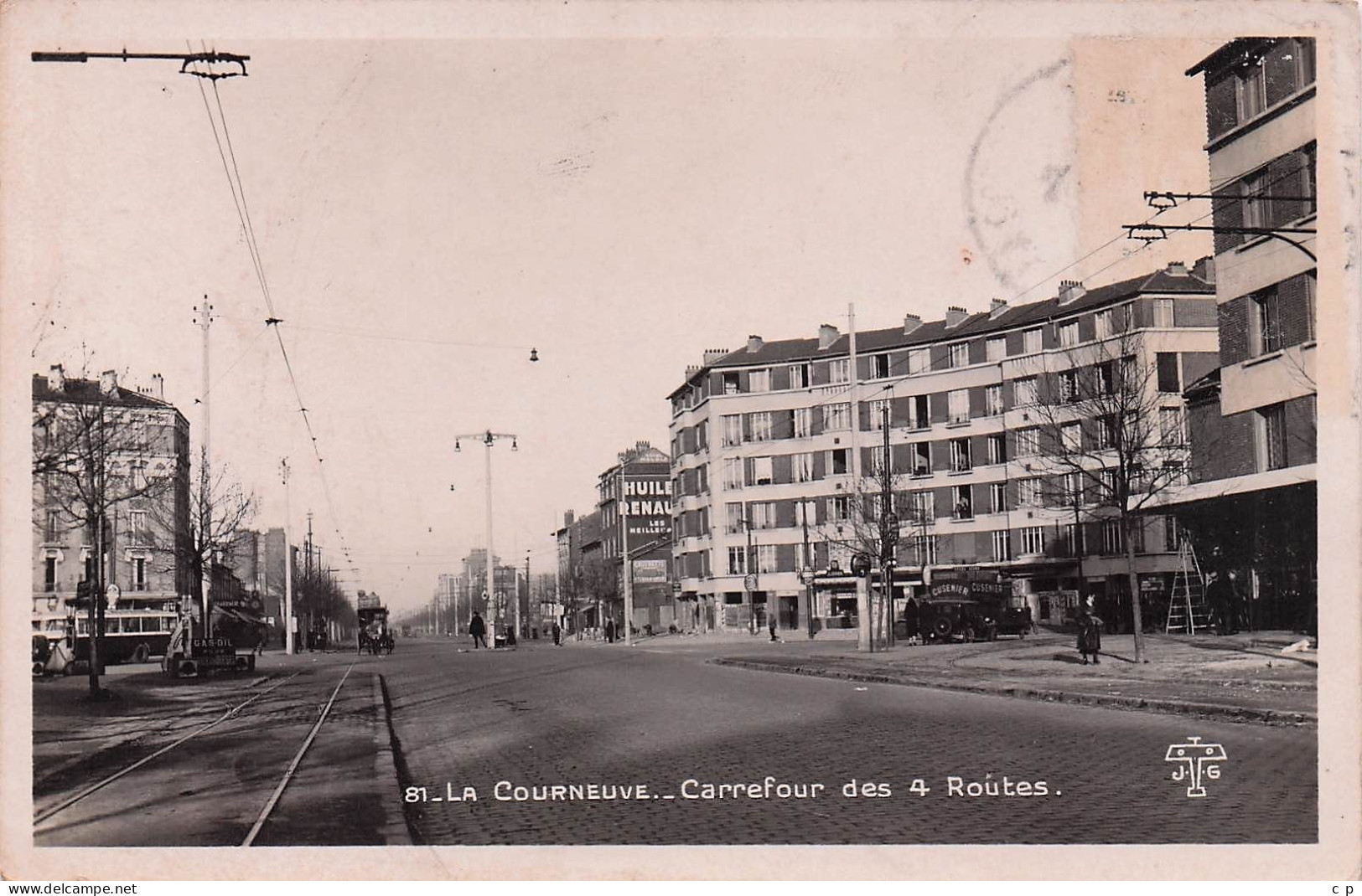La Courneuve - Carrefour Des 4 Routes   -   CPSM °J - La Courneuve