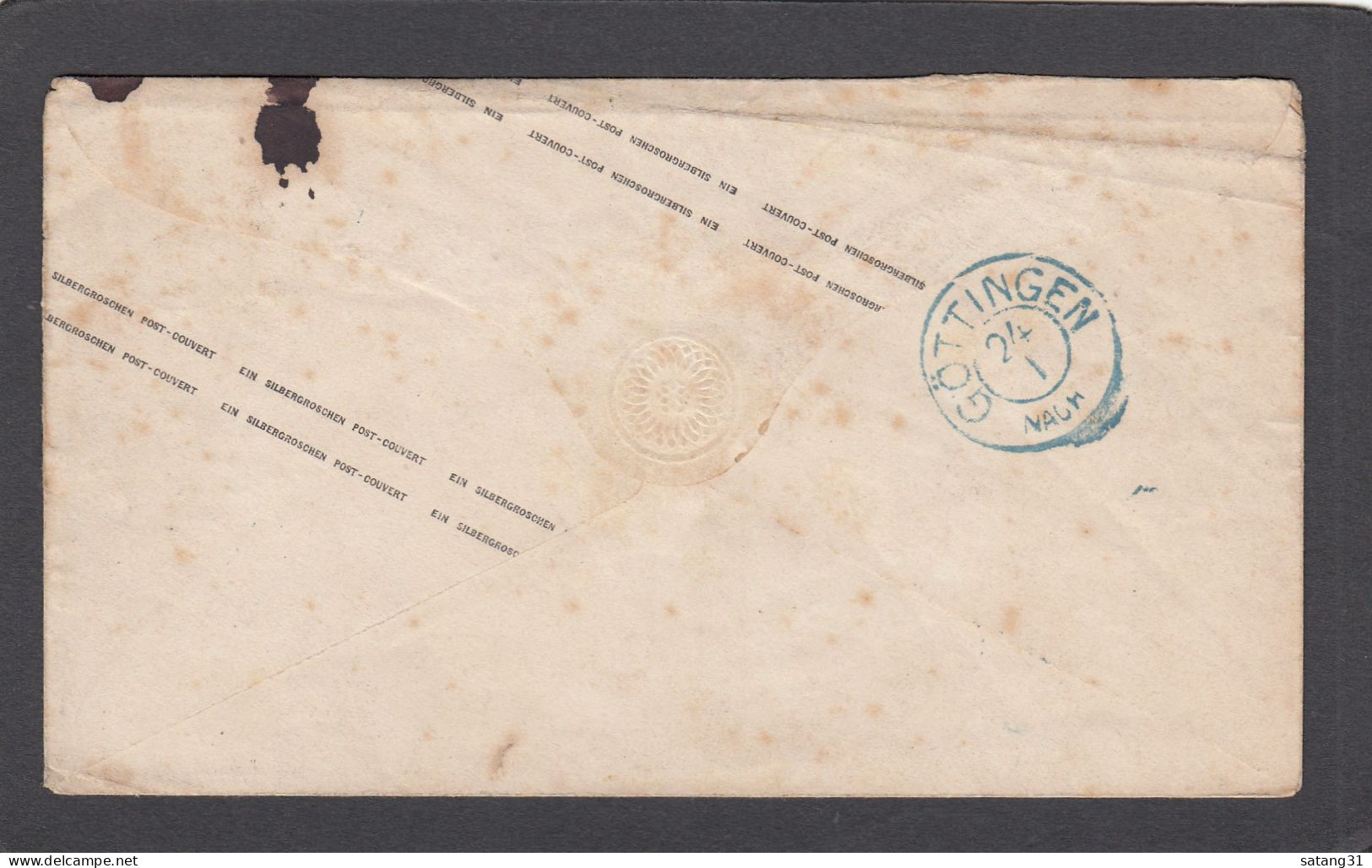 GANZSACHE AUS VERDEN NACH GÖTTINGEN. - Postal  Stationery