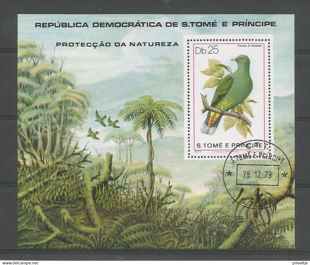 St Tome E Principe 1979 Birds S/S Y.T. BF 13 (0) - São Tomé Und Príncipe