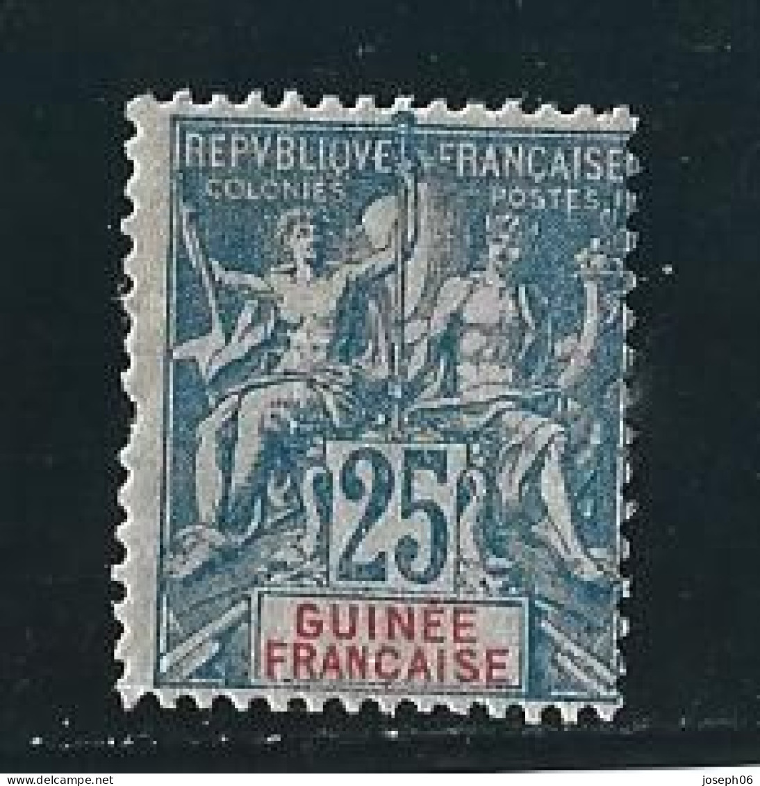 GUINEE   1900  Y.T. N° 14  à  17 NEUF*  Incomplet   Trace De Charnière - Neufs