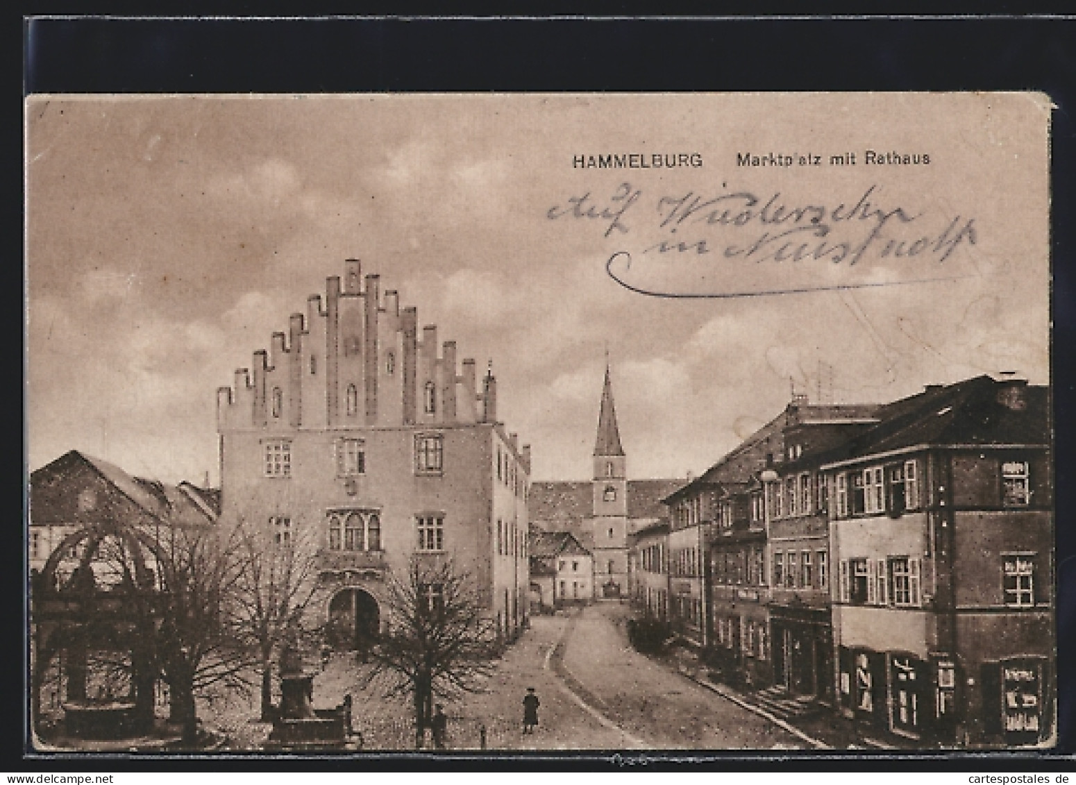 AK Hammelburg, Marktplatz Mit Rathaus  - Hammelburg