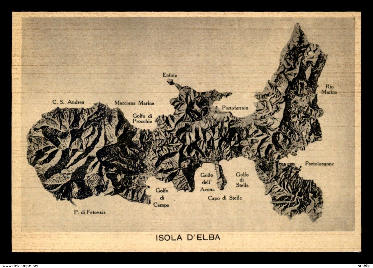 ITALIE - ISOLA D'ELBA  - Andere & Zonder Classificatie