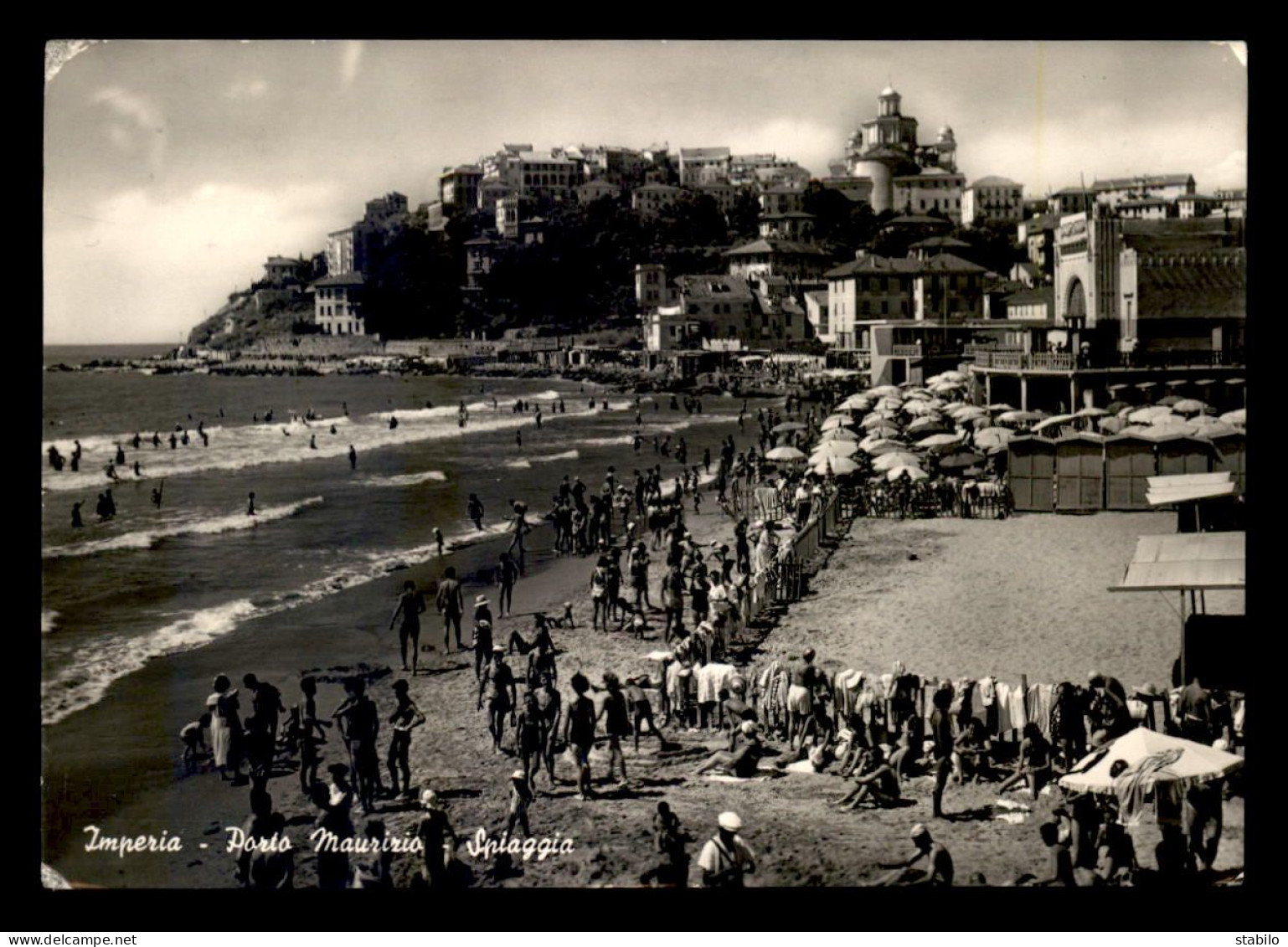 ITALIE - IMPERIA - PORTO MAURIZIO - SPIAGGIA - Imperia