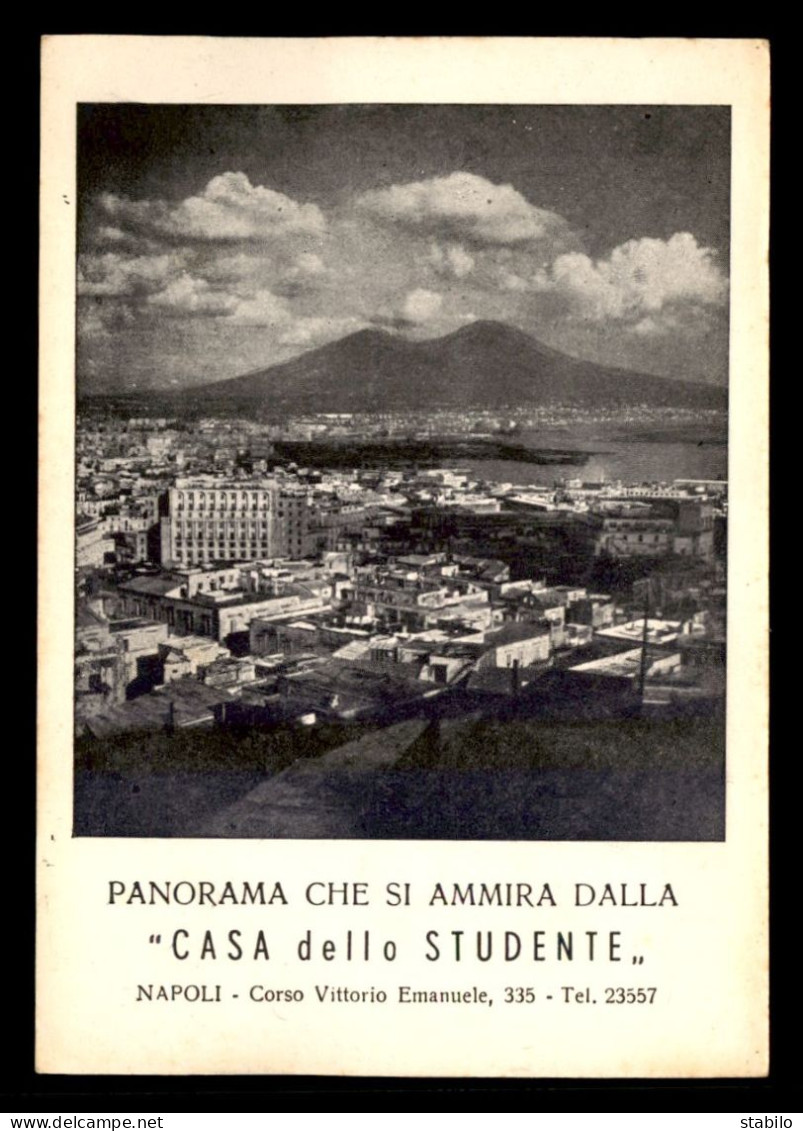 ITALIE - NAPOLI - PANORAMA CHE SI AMMIRA DALLA - CASA DELLO STUDENTE - Napoli (Naples)
