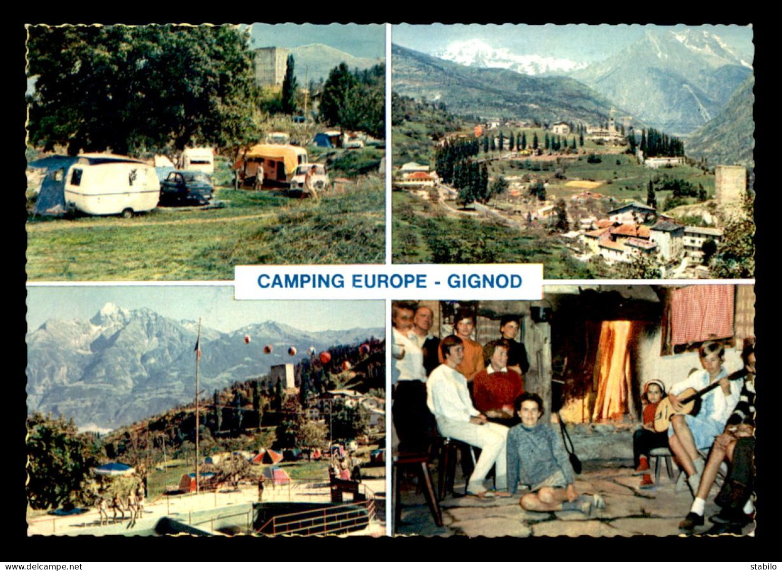 ITALIE - GIGNOD - CAMPING EUROPE - MULTIVUES - Otros & Sin Clasificación