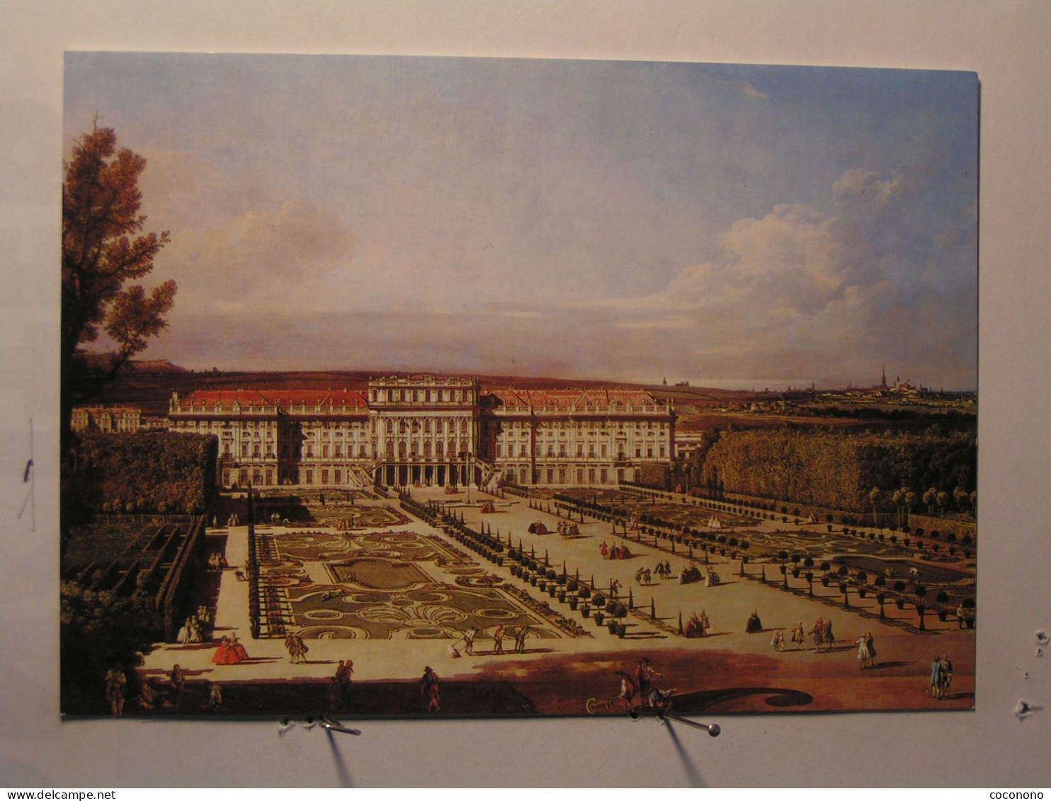 Vienne - Schloss Schonbrunn - Schonbrunn Gartenseite Nach Dem Gemalde ..... - Schönbrunn Palace