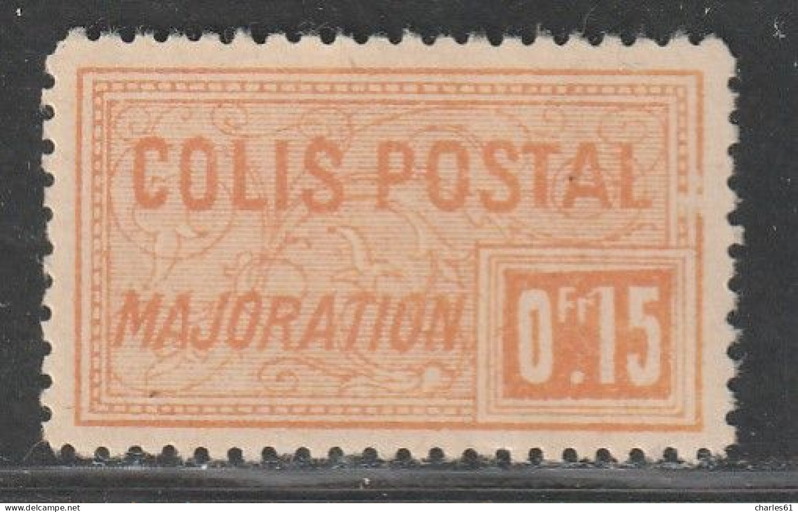 ALGERIE - COLIS POSTAUX - N°11Aa ** (1924-27) 15c Orange - Sans Surcharge "CONTROLE REPARTITEUR" - Postpaketten