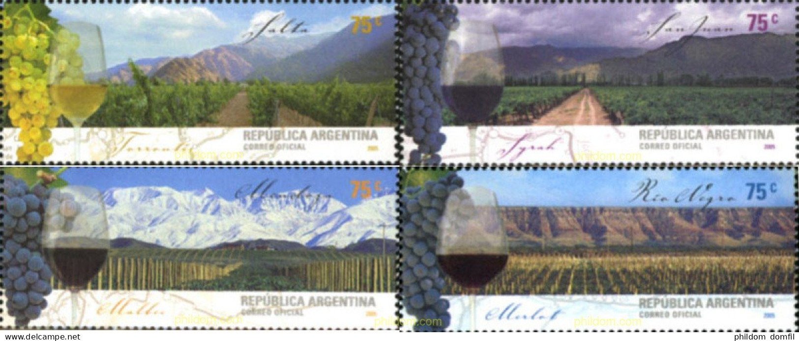 183392 MNH ARGENTINA 2005 VITICULTURA - Unused Stamps