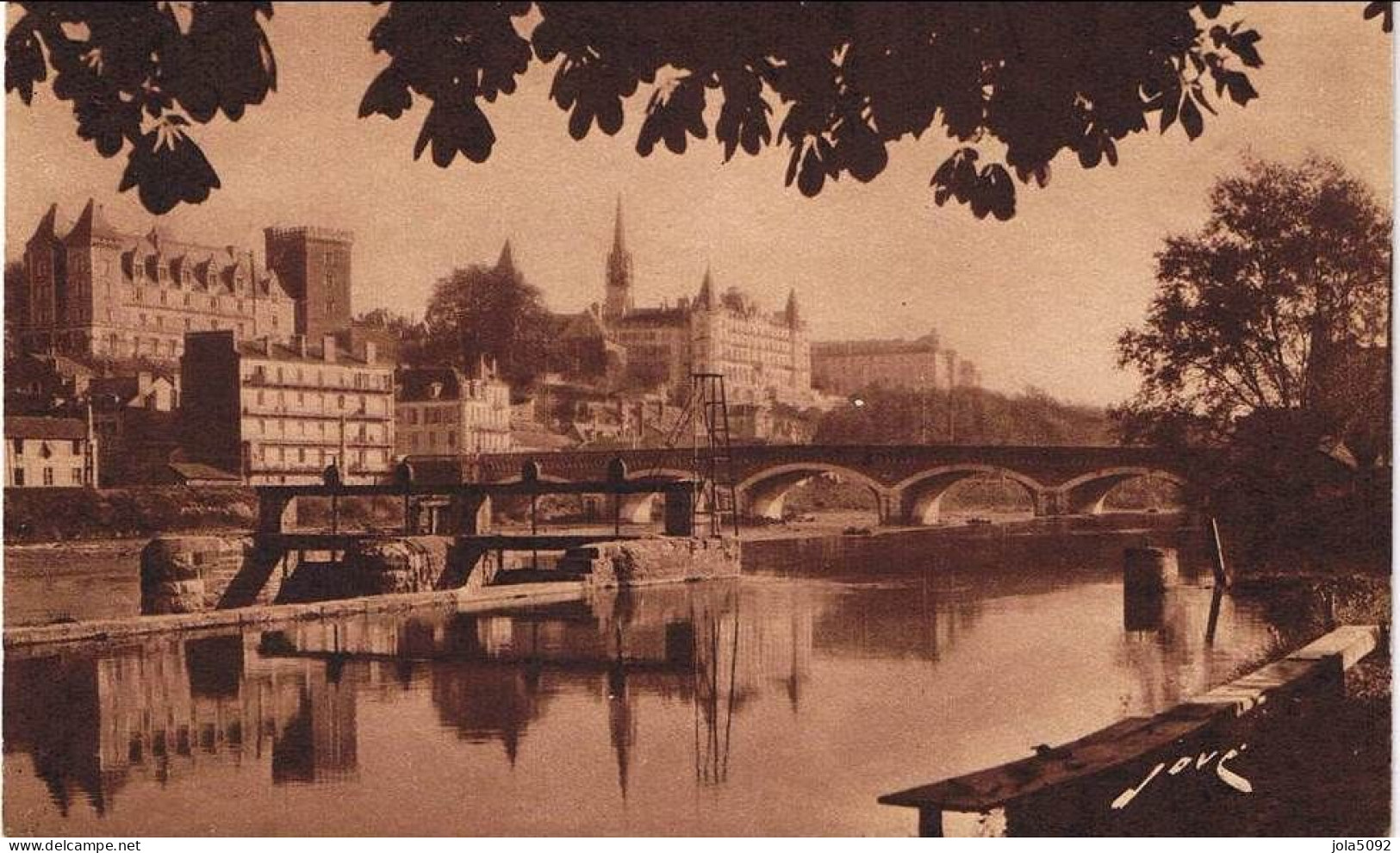 64 - PAU - Le Château Henri IV - Vue De La Rive Gauche Du Gave - Pau