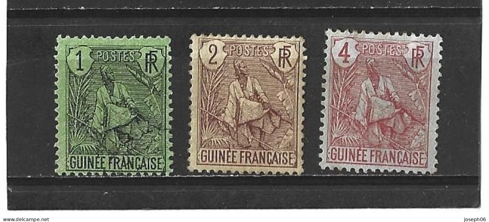 GUINEE   1904  Y.T. N° 18  à  32  Incomplet  NEUF*  Trace De Charnière  Et  Oblitéré - Neufs