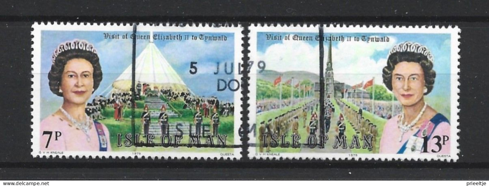 Isle Of Man 1979 Queen's Visit  Y.T. 143/144 (0) - Isla De Man