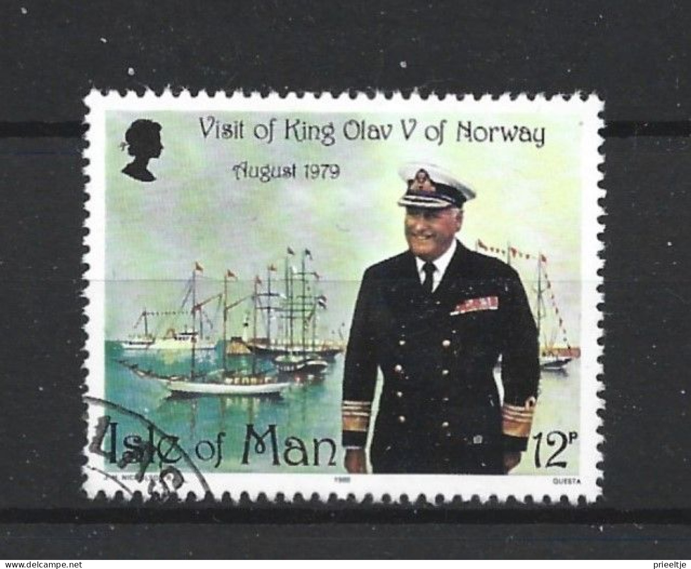 Isle Of Man 1980 Visit Of King Olav V Of Norway  Y.T. 165 (0) - Man (Eiland)