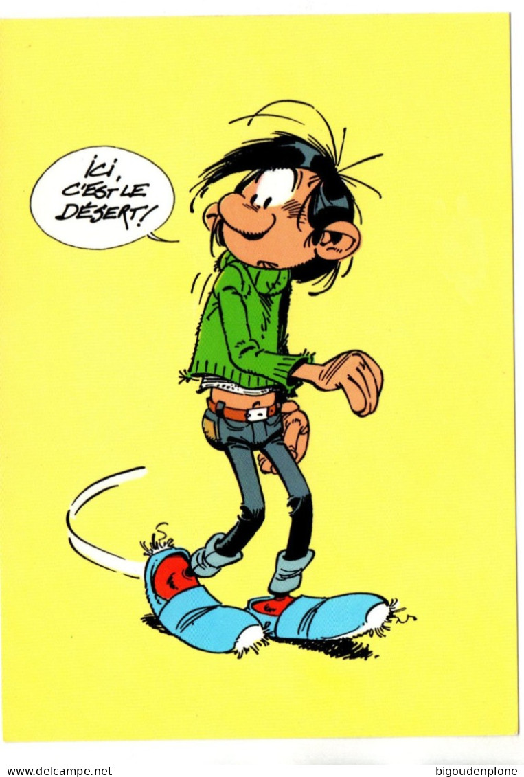 CPM Gaston Lagaffe Ici C'est Le Désert! - Comicfiguren