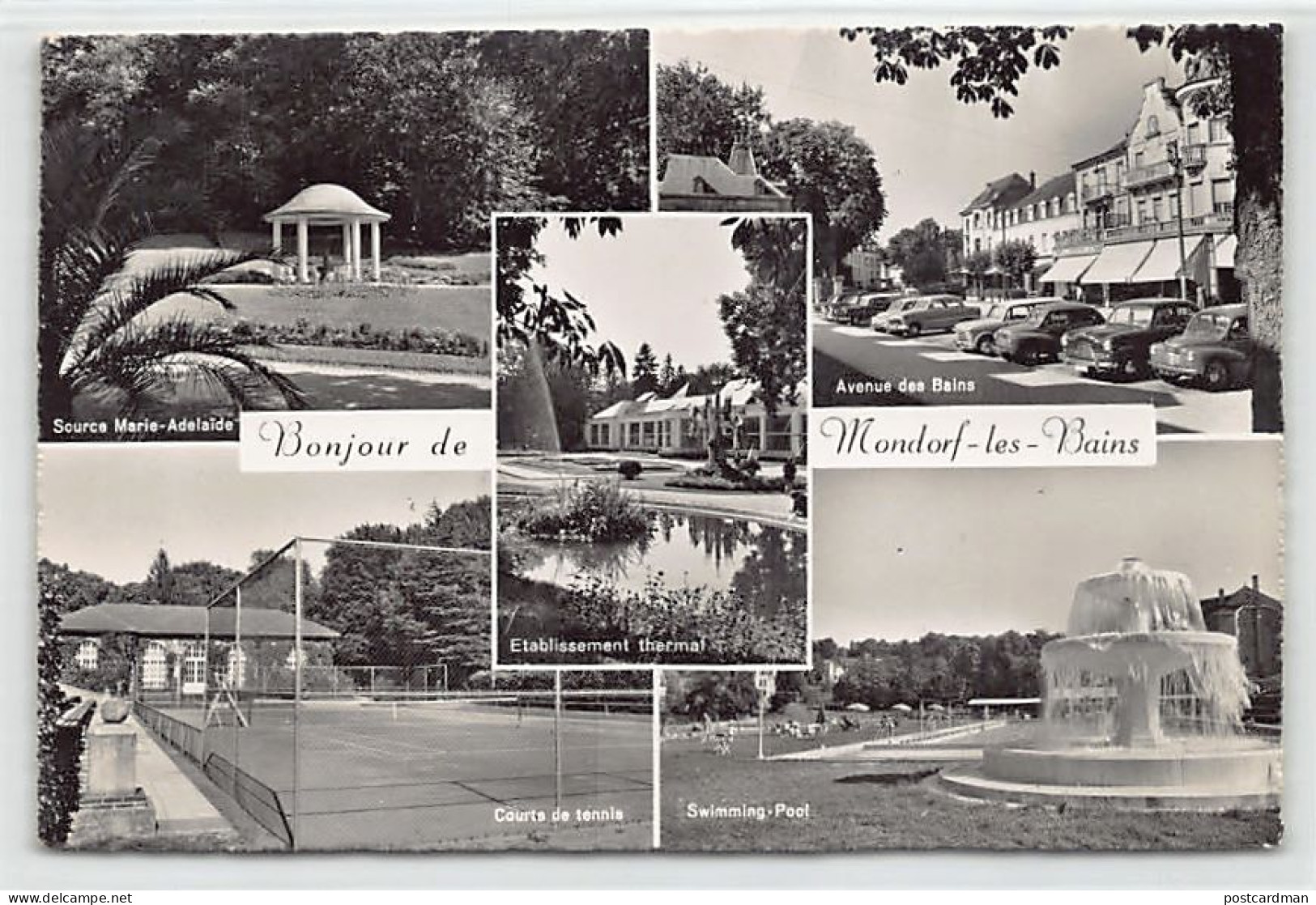 Luxembourg - MONDORF LES BAINS - Courts De Tennis - Source Marie-Adélaïde - Avenue Des Bains - Swimming-pool - Ed. Paul  - Bad Mondorf