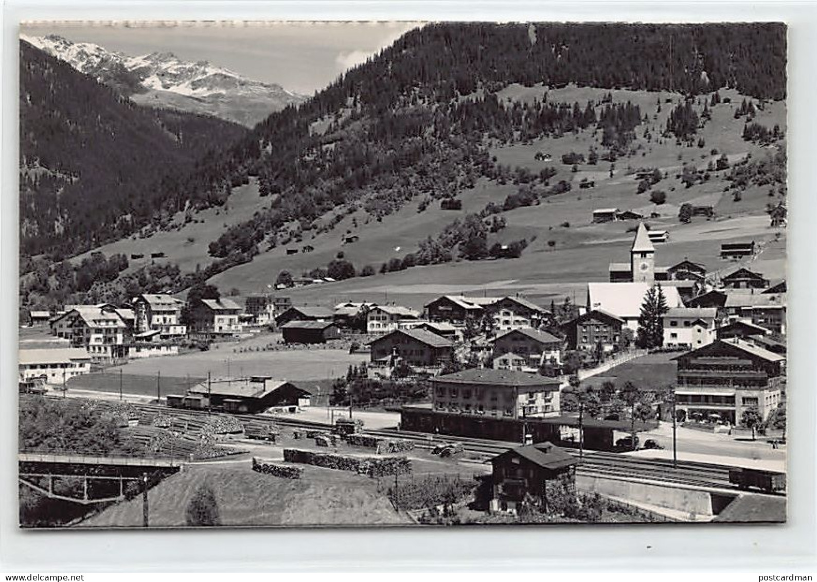 Schweiz - KLOSTERS (GR) Bahnhof Und Schlappintal - Verlag Berni 2954 - Klosters