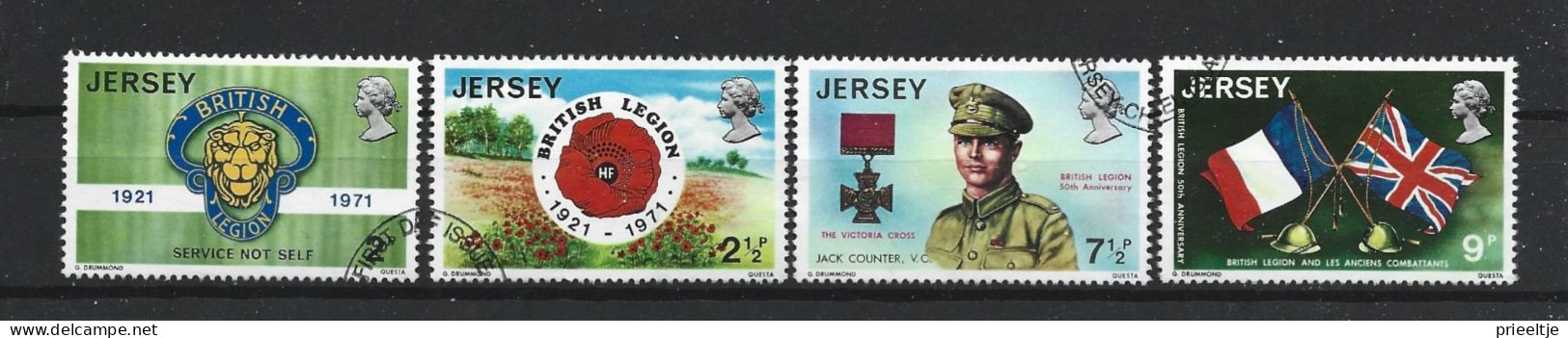 Jersey 1971 British Legion 50th Anniv. Y.T. 47/50 (0) - Jersey
