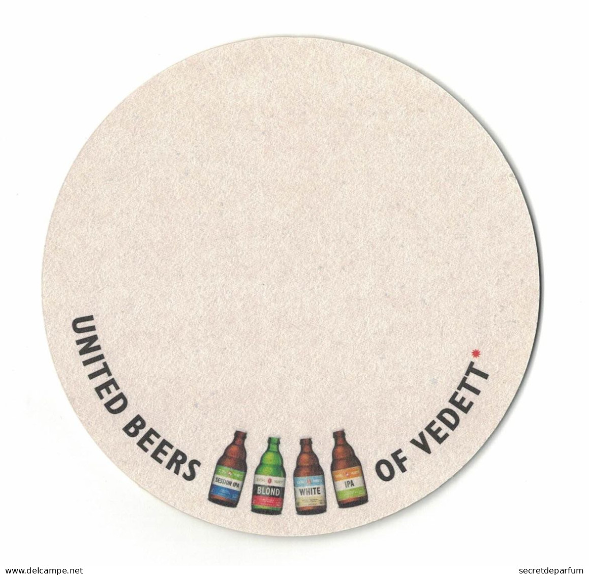 Capsules Ou Plaques De Muselet   SOUS BOCKS BIÈRE VEDETT - Beer Mats